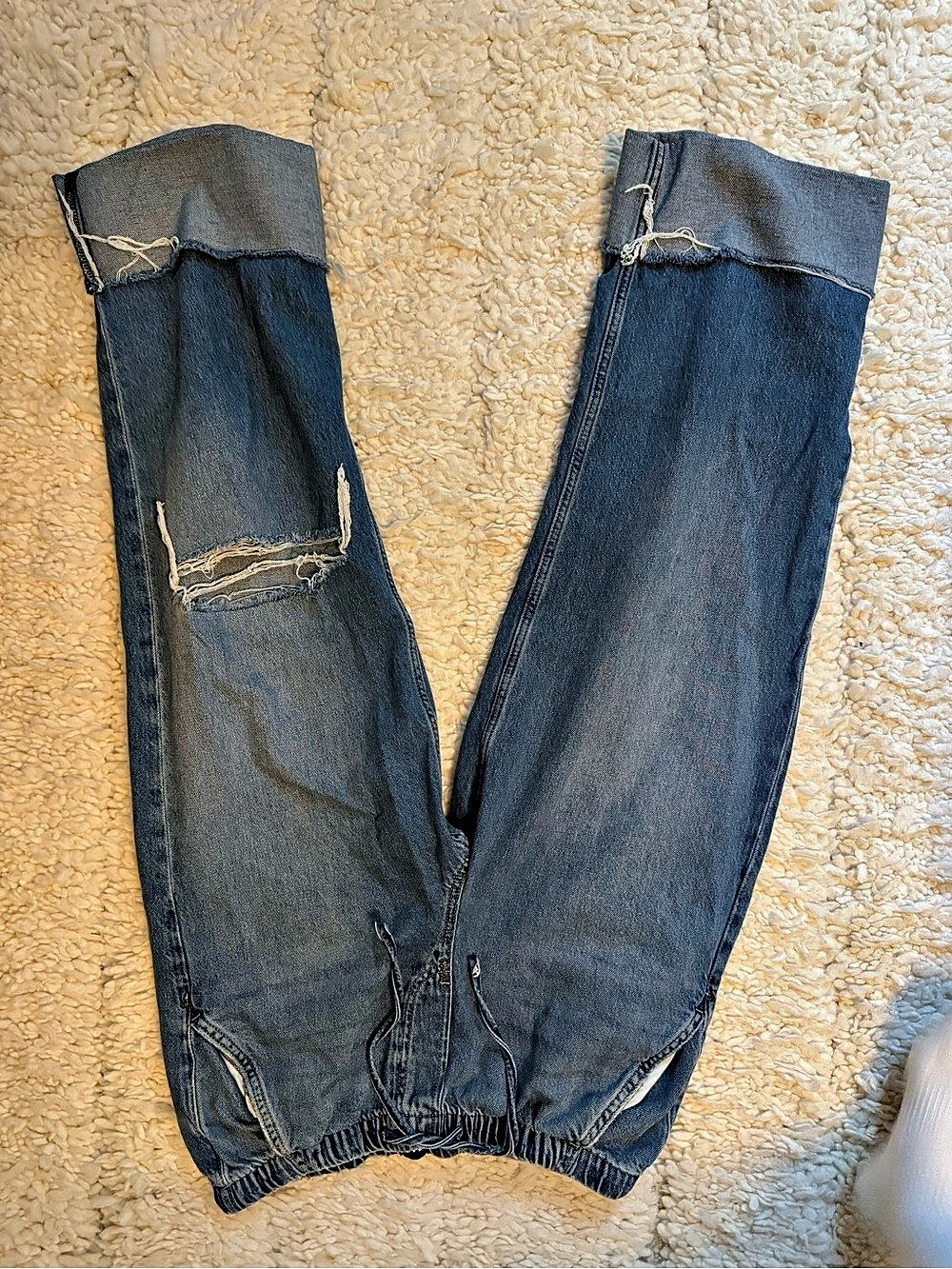 Gap denim medium blue Loose Easy Crop Jeans